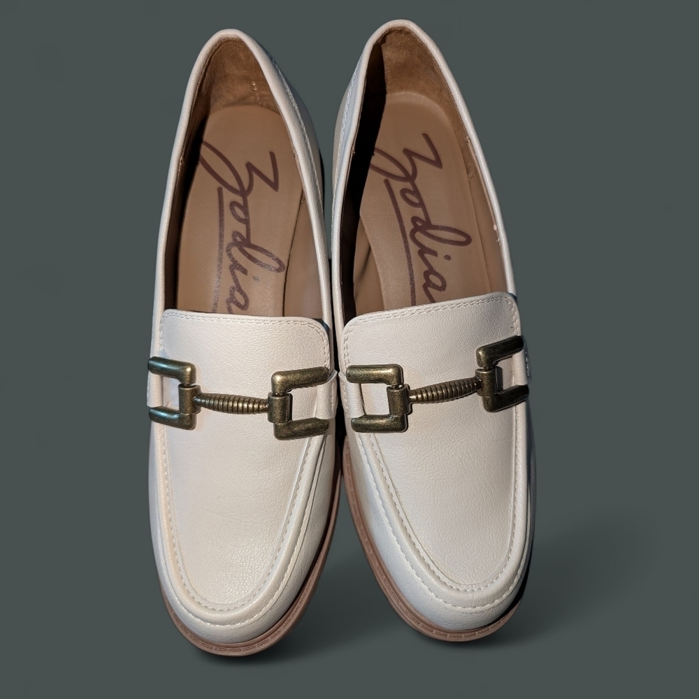 Zodiac Loafers with Gold Buckle- NWOT - Picture 1 of 6